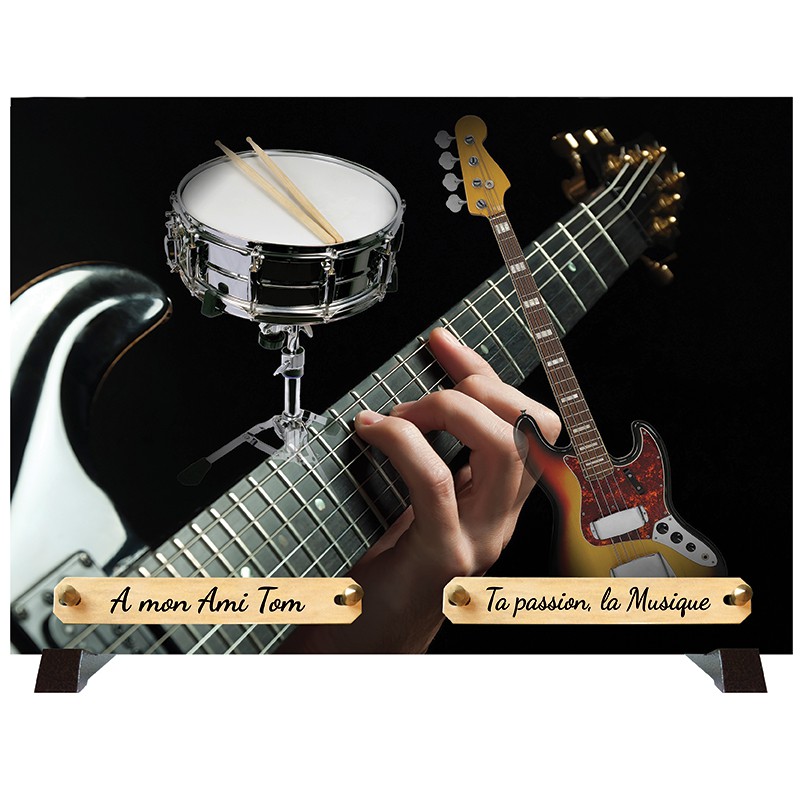 Plaque Funéraire "Musiciens"