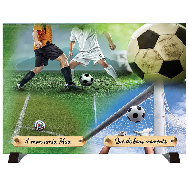 Plaque Funéraire "Football - Footballeur"